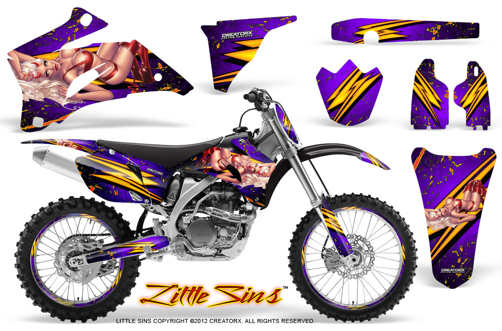 Yamaha YZ 250F 450F 06-09 Little Sins Purple NP Rims